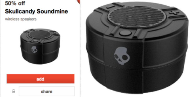 Target Cartwheel: 50% off Skullcandy Soundmine Wireless Speakers = Possibly As Low As Only $19.99