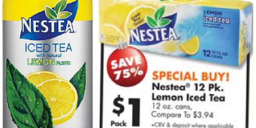 Big Lots: Nestea 12-Pack Lemon Iced Tea Only $1 (Starting 12/20 – No Coupons Needed) + More