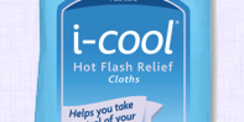 FREE 15-Count Sample Pack of i-cool Hot Flash Relief Cloths (+ Upcoming Better than FREE Walgreens Deal)