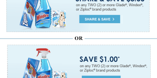 High Value $3/2 Glade, Ziploc or Windex Coupon = *HOT* Deals at CVS, Rite Aid, Walgreens & Target