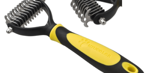 Highly Rated MIU COLOR Professional Pet Grooming Undercoat Rake Comb $6.99 (Available Again!)