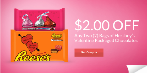 New Rite Aid Store Coupons Including $2/2 Hershey’s Valentine Chocolates = Only 50¢ Each