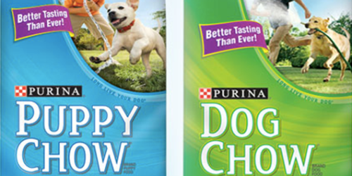 Rare Buy 1 Get 1 Free Purina Dog Chow or Puppy Chow Coupon (Up to $6.50 Value)