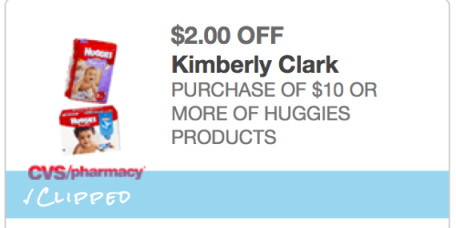 CVS: *HOT* $2 Off $10 Huggies Products Store Coupon = Sweet Deal on Diapers & Wipes (Starting 2/15)