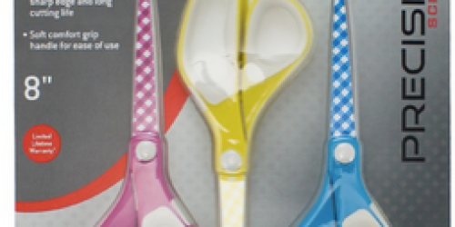 THREE Pack of 3M Scotch Precision Blade 8” Scissors ONLY $9 Shipped (Just $3 Per Pair)