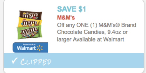 *HIGH VALUE* $1/1 M&M’s Chocolate Candies Coupon (= Awesome In-Store Deals!)