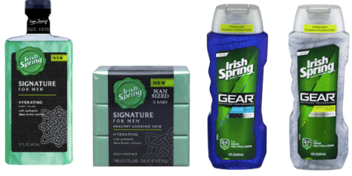 *NEW* $2/1 Irish Spring Signature or Gear Body Wash/Bar Soap Coupon = Only 50¢ at CVS