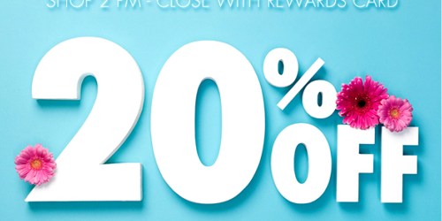 Big Lots: 20% Off Your ENTIRE Purchase for Buzz Club Members on 2/28 (Valid 2PM Until Close) + More