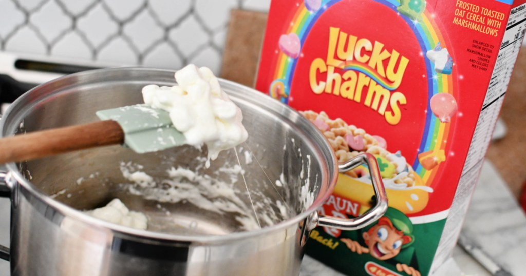 melting marshmallow lucky charms treats