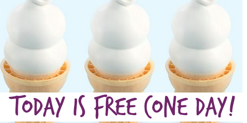 Dairy Queen: FREE Ice Cream Cone (TODAY Only)