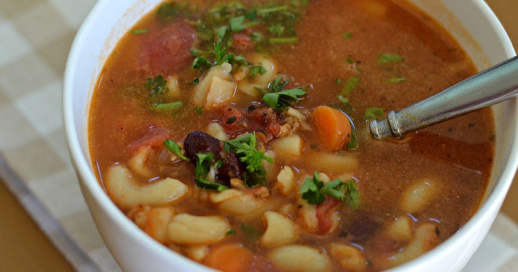 vegetarian pasta Fagioli Soup recipe