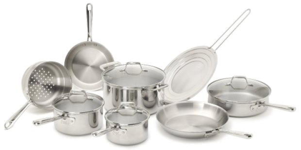 Amazon: Emeril Stainless Steel 12-Piece Cookware Set $159.99 Shipped Today Only (Reg. $499)