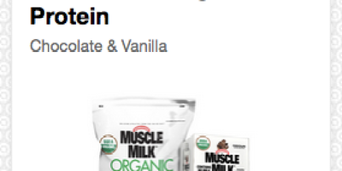 Target Cartwheel: 30% Off Muscle Milk Organic Protein Powder & Ready-To-Drink Bottles (Today Only!)