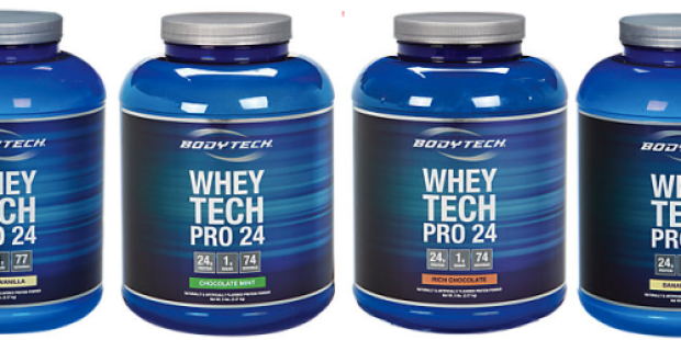 TheVitaminShoppe.com: BodyTech Whey Protein Powder 5 lbs Only $33.75 Shipped