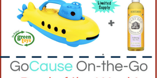 GoCause: $20.99 Gets YOU Green Toys Submarine AND Burt’s Bees Baby Wash AND Helps Family in Somalia