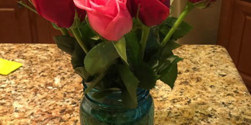 LivingSocial: 12 Beautiful Rainbow Roses, Vase & Chocolates ONLY $25.96 Delivered Tomorrow