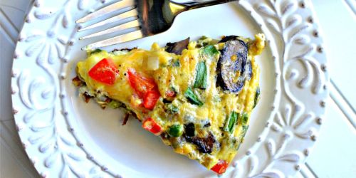 Vegetable Frittata (Meatless Monday Idea)