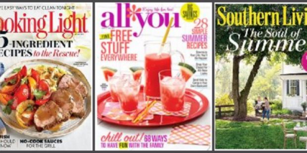 Amazon: $5 Magazine Subscriptions (Including All You, Cooking Light, Southern Living & More)