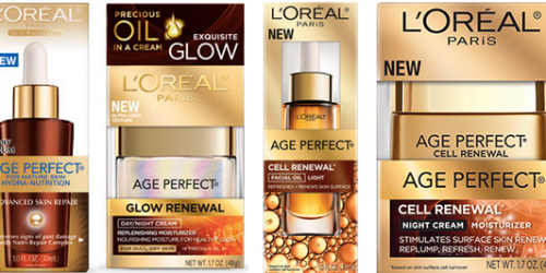 New $3/1 L’Oreal Paris Age Perfect Skincare Coupon = Awesome Deal on Moisturizers at CVS