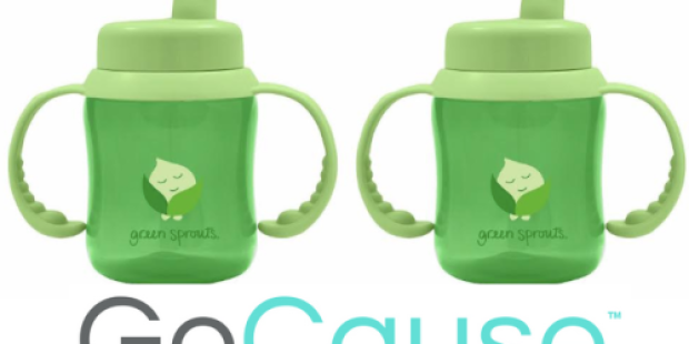 GoCause: $15 Gets YOU Two Green Sprouts Flip Top Sippy Cups AND Helps Fund Biosand Filter in Uganda