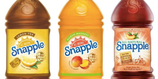 *RARE* $1/2 Snapple 64 Ounce Bottle Coupon = ONLY $1.17 Each At Rite Aid This Week