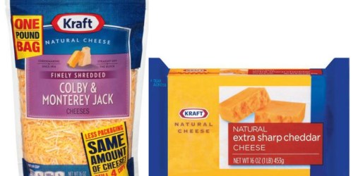 Rare $0.75/1 Kraft Shredded or Chunk Cheese Coupon