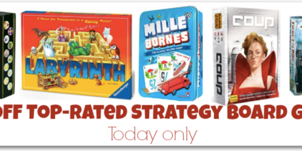 Amazon: 50% Off Strategy Board Games Today Only = 7 Wonders $24.99, Ravensburger Labyrinth $15.49