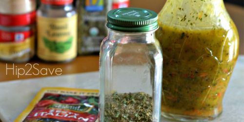 Homemade Zesty Italian Seasoning & Dressing Packet