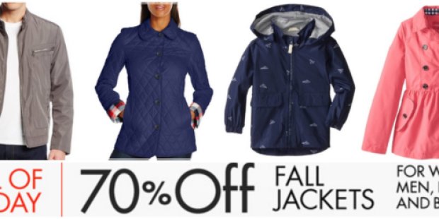 Amazon: 70% Off Fall Jackets TODAY Only = London Fog Infant Jackets Only $12 (Reg. $40) + More