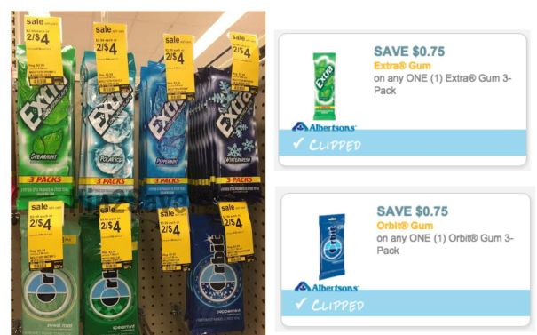 Orbit Extra Gum Coupons