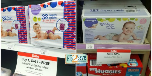 BabiesRUs & ToysRUs: Store Brand Diapers Only $4 Per Pack & Training Pants Just $5 Per Pack