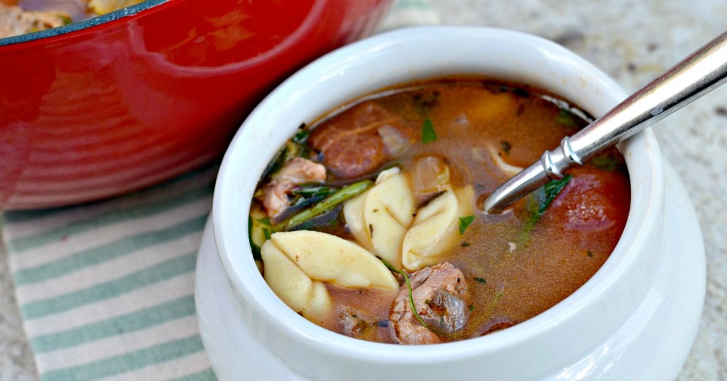 sausage tortellini soup