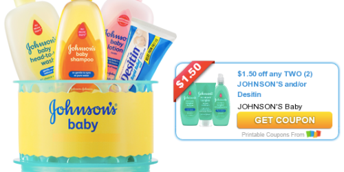 New $1.50/2 Johnson’s or Desitin Products Coupon = $1.97 Baby Wash & Lotions at Rite Aid (Starting 9/6)