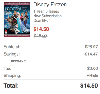 Disney Frozen Magazine