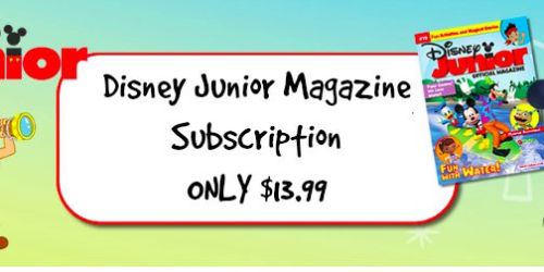 Disney Junior Magazine Subscription Only $13.99