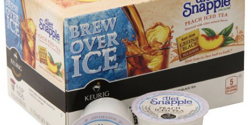 Amazon: Snapple Diet Peach Iced Tea K-Cups Only 34¢ Each