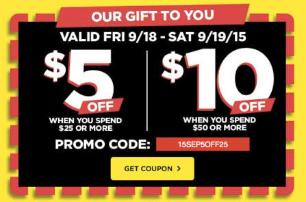 Michaels $5 off $25 Coupon
