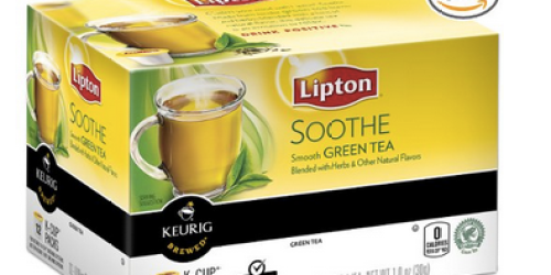 Amazon: *HOT* 60 Lipton Soothe Green Tea K-Cups Only $10.46 Shipped (Just 17¢ Each!)