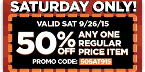 Michaels: 50% Off ANY One Regular Price Item Coupon (Today Only!) + More