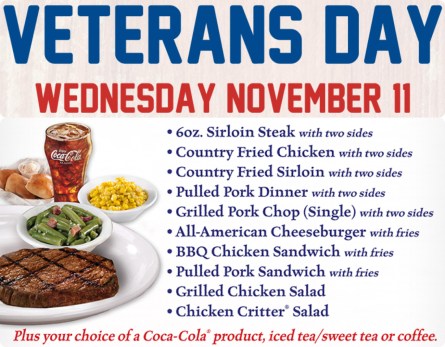 Texas Roadhouse Veteran's Day