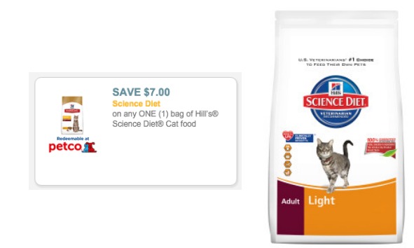 Hill's Science Diet Cat Food coupon