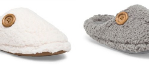 TJMaxx.com: Plush Slippers Only $9.99 Shipped (Regularly $20) + More