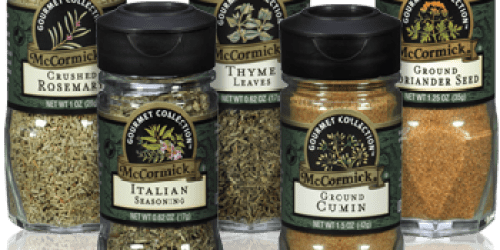 NEW $0.75/1 McCormick Gourmet Spice or Herb Coupon