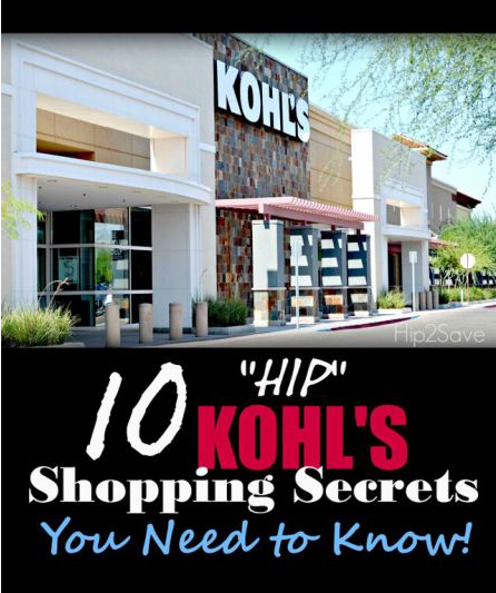 10 'Hip' Kohl's Shopping Secrets Hip2Save