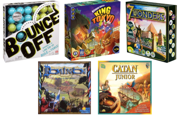 HUGE Board Game Sale: Ticket to Ride, 7 Wonders, Bounce Off, Catan Junior & More