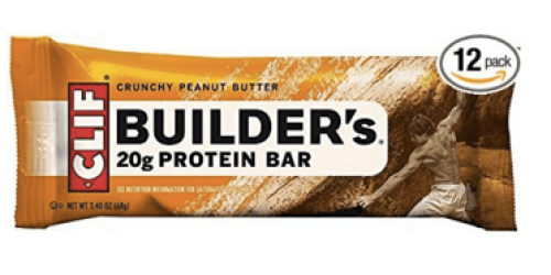 Amazon: 12 CLIF Builder’s Crunchy Peanut Butter Protein Bars Only $10.97 Shipped