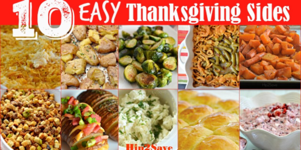 10 Easy Thanksgiving Side Dish Recipes