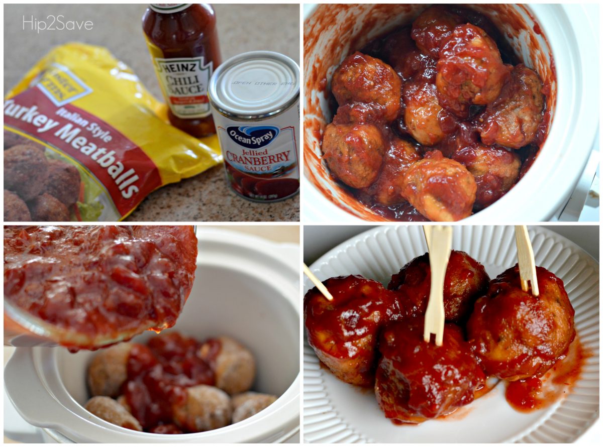 Amazing Slow Cooker Cranberry Meatballs Hip2Save.com