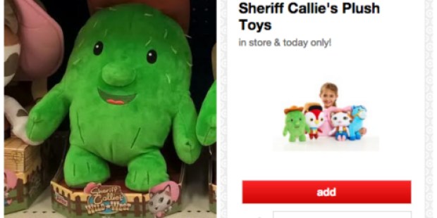 Target: 50% Off Sheriff Callie’s Plush Toys Cartwheel (Valid Today Only)