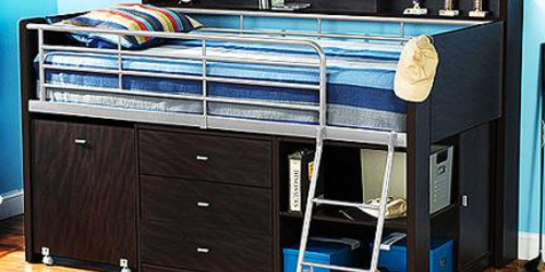 Walmart: Highly Rated Charleston Storage Loft Bed with Desk Only $249 Shipped (Reg. $459)